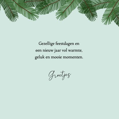 Kerstkaart zingende katten 3