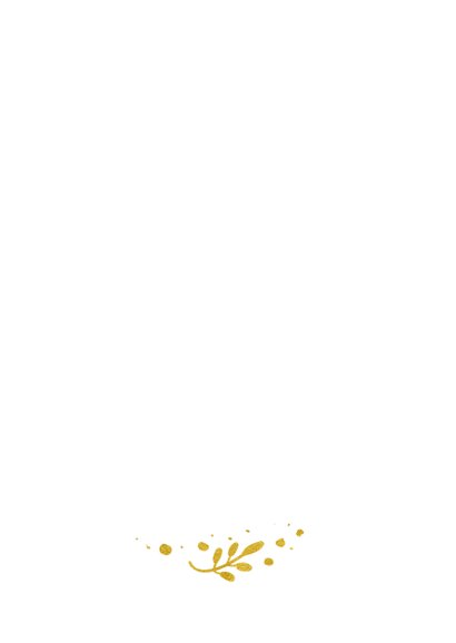 Kerstkaart zwart met goud Have a Very Merry Christmas Achterkant