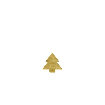 Kerstkaart zwart wit goud - OT Achterkant