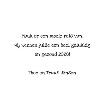 Kerstkaarten auto onderweg 3