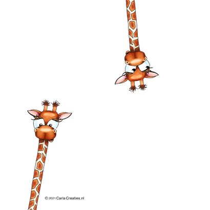 Kerstkaarten met Giraf 2