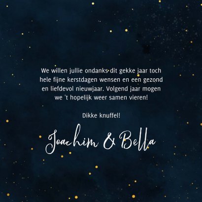Kerstkaartje 'baby it's cold outside' 3