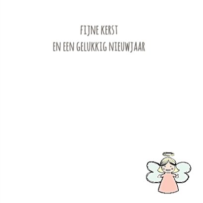 Kerstkaartje Engel - WW 3