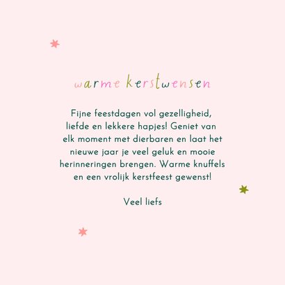 Kerstkaartje illustratie truien warme kerstwensen funky 3