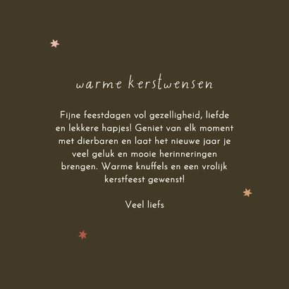 Kerstkaartje illustratie truien warme kerstwensen 3