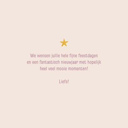 Kerstkaartje merry everything and a happy always gekleurd 3