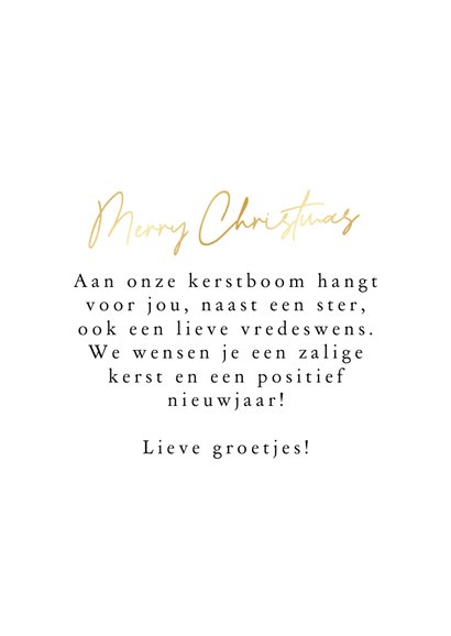 Kerstkaartje minimalistisch fotocollage merry christmas 3