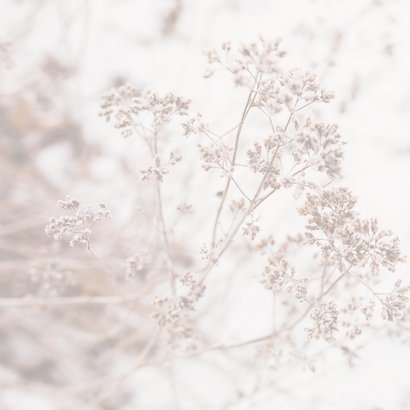 Kerstkaartje warme wensen met winterfoto boom 2