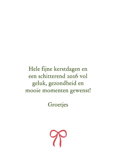 Kerstkkaart vrolijke feestdagen voor jou! 3