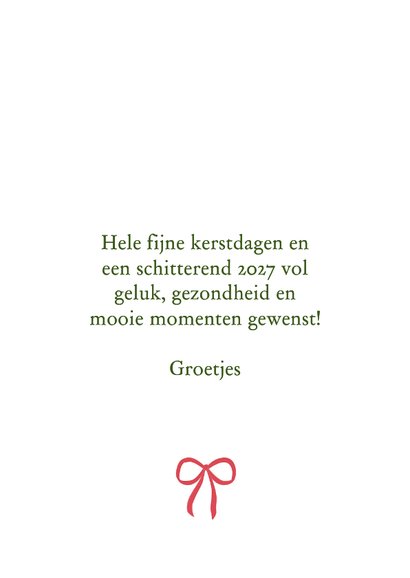 Kerstkkaart vrolijke feestdagen voor jou! 3
