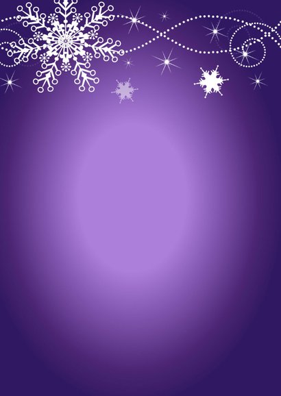 Kerstmenu paars design - LB 2