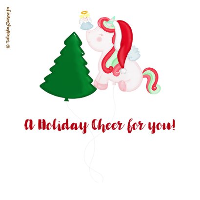 Kerstmis Kerst Unicorn 2