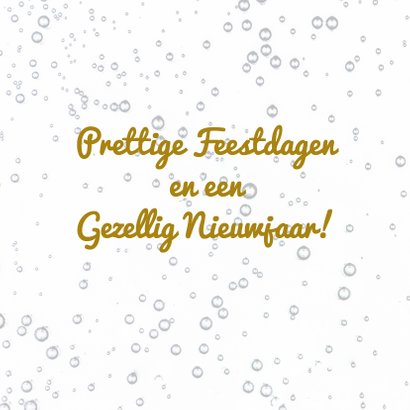 Kerstster in champagne 3