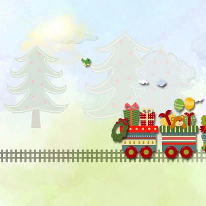 Kersttrein met kerstman 2