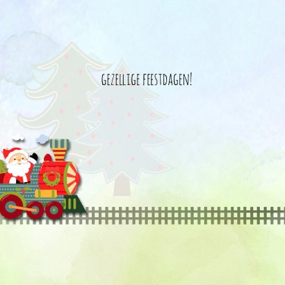 Kersttrein met kerstman 3