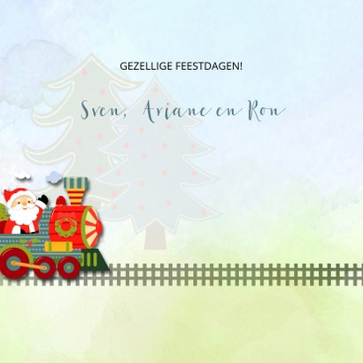 Kersttrein met kerstman 3