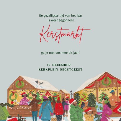 Kerstuitnodiging kerstmarkt huisjes in de bergen 3