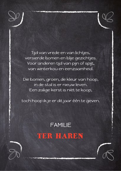 Kerstverhuizing krijtbord 3