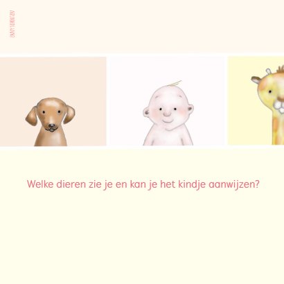 Kinder - kleine diertjes 2