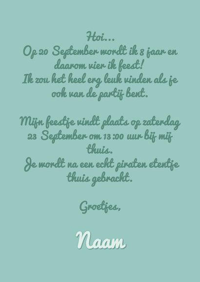 Kinderfeest Piraatje 3