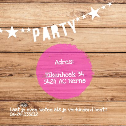 kinderfeest uitnodiging 2