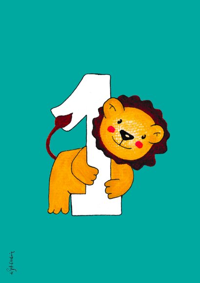 Kinderfeestje 1 jaar leeuwtje - HR 2