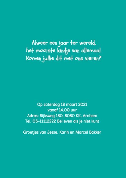 Kinderfeestje 1 jaar leeuwtje - HR 3