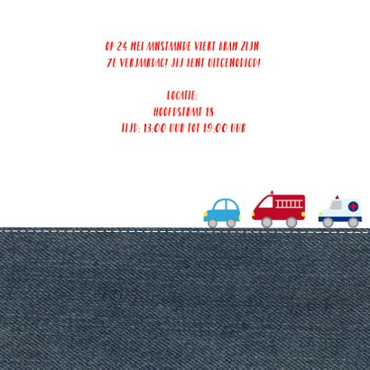Kinderfeestje auto's jongen stoer 3