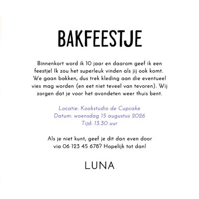 Kinderfeestje bakfeestje confetti roze blauw garde spuitzak 3
