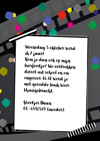 Kinderfeestje bios eigen foto 3