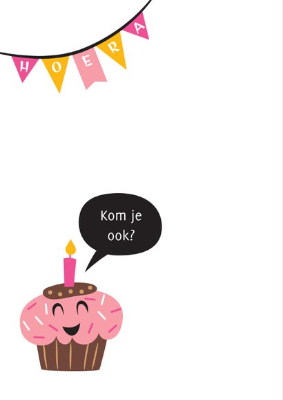 Kinderfeestje cupcake meisje 2