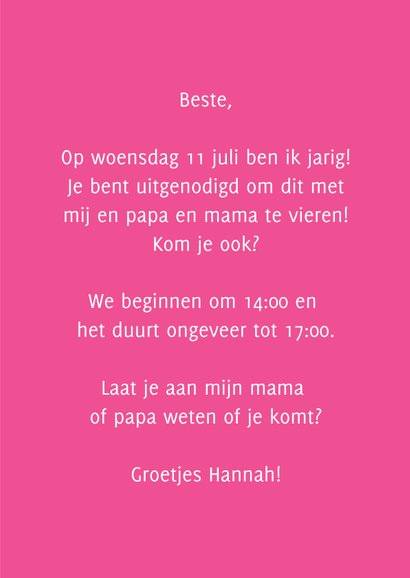 Kinderfeestje cupcake meisje 3