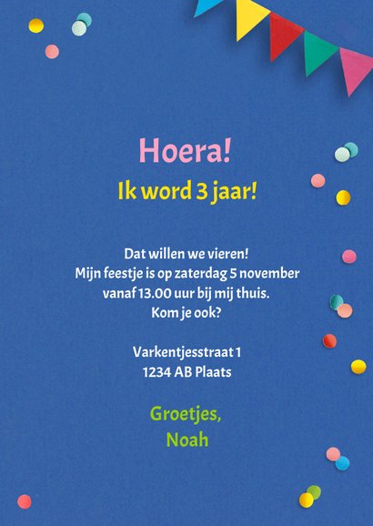 Kinderfeestje feestvarkentje 3