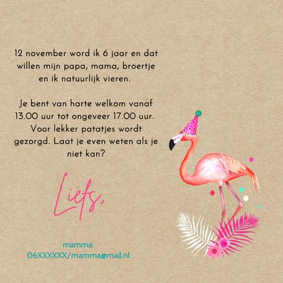Kinderfeestje flamingo ballonnen 3