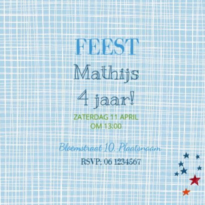 Kinderfeestje Jongen Blokken 3