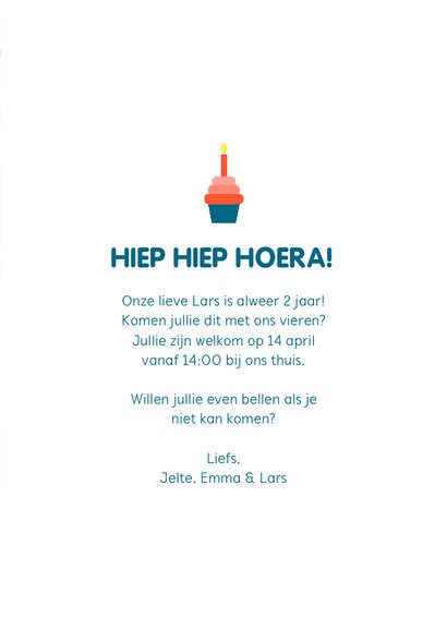 Kinderfeestje kaart met feestende robots 3