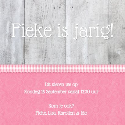 Kinderfeestje Lief Roze Hartje 3