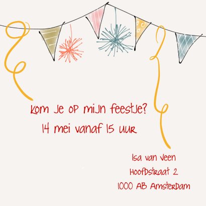 Kinderfeestje Meisje Bloemetjes 3