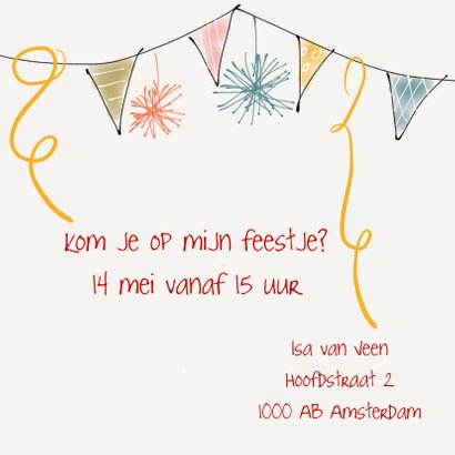 Kinderfeestje Meisje Bloemetjes 3