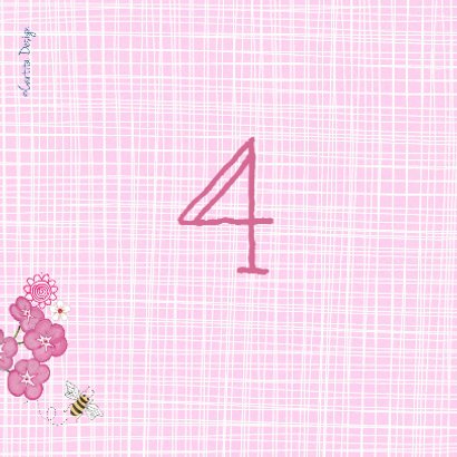 Kinderfeestje Meisje Blok Roze 2