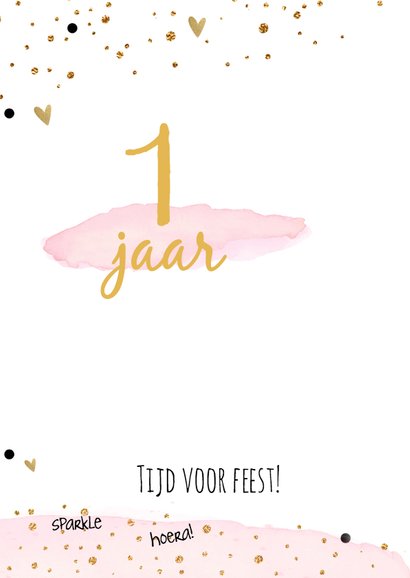 kinderfeestje meisje - watercolor 2