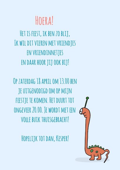 Kinderfeestje met echte stoere Dino's! 3