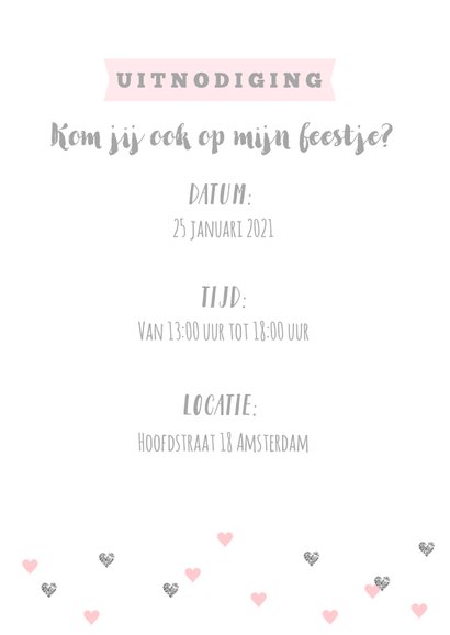 Kinderfeestje prinses fotostrip hartjes 3