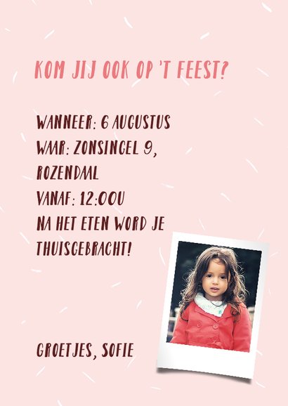 Kinderfeestje Roze Beer 3