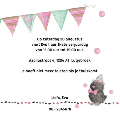 Kinderfeestje stippen en streepjes 3