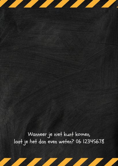 Kinderfeestje stoere graafmachine 2