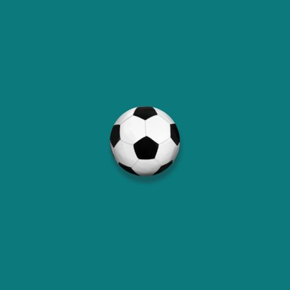 Kinderfeestje uitnodiging stoer voetbal foto 2