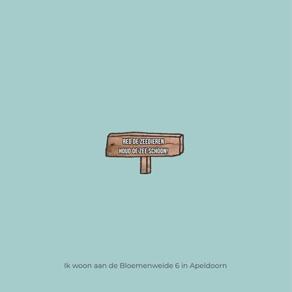 Kinderfeestje uitnodiging thema zee 2