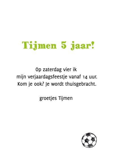 Kinderfeestje voetbal en foto 3