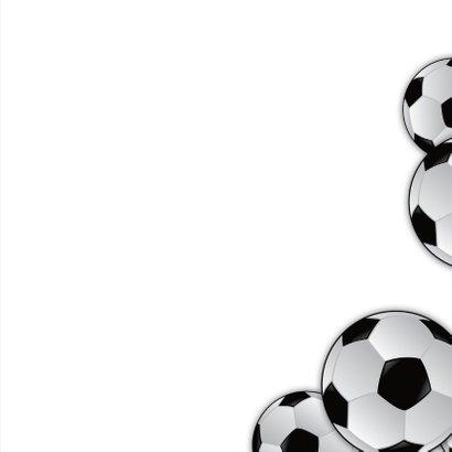 Kinderfeestje voetbal gras eigen foto naam 3
